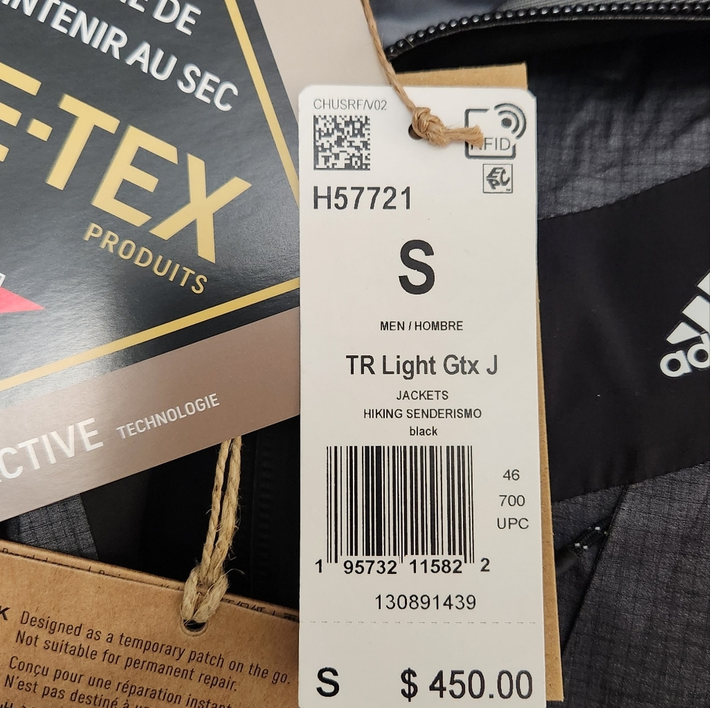 Brand New Men’s Adidas Terrex Gore-Tex Techrock Light Jacket - Small - Picture 6 of 6